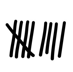 doodle hand drawn count bar