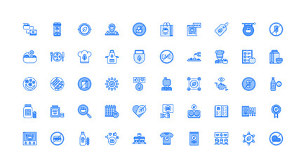 diet icon set