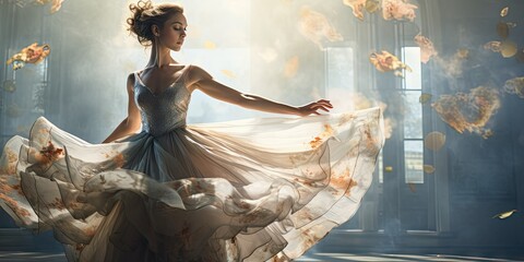 Ballet and Classical Music - obrazy, fototapety, plakaty