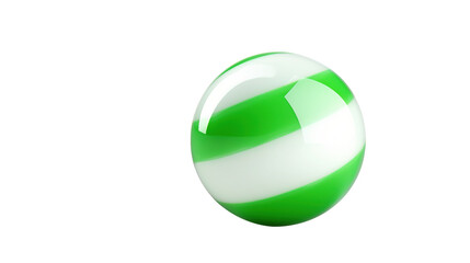 White and green shiny Christmas candy canes png