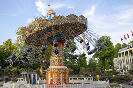 Tivoli Gardens Copenhagen Denmark ride
