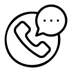 conversation line icon