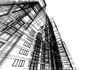 abstract architecture concept