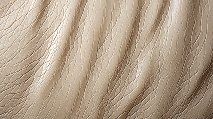 A mesmerizing closeup of a fawn-colored leather surface, showcasing the intricate texture of the tan fabric and evoking a sense of wild elegance - obrazy, fototapety, plakaty