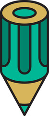 Pencil Icon Illustration
