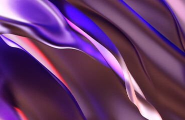 Abstract Colorful Background 3D wave style, Modern 3D wallpaper, Wave background 3d render.