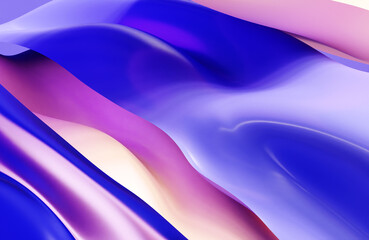 Obraz premium Abstract Colorful Background 3D wave style, Modern 3D wallpaper, Wave background 3d render.