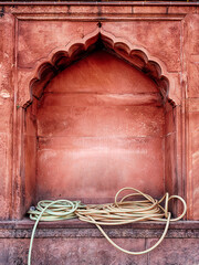 Water Hoses In The Jama Masjid