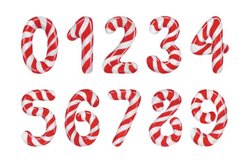 Watercolor advent calendar numbers