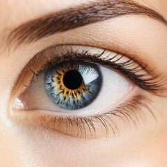 Fototapeta premium close up of a female eye