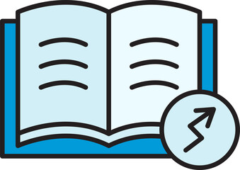Book and Graph Icon
