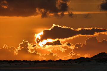 Sonnenuntergang auf Amrum