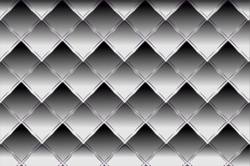 Gray premium background with luxurious dark and light patterned quads and silver lines. The gradient creates luxurious silver platinum lines. Rich background for premium design. Vector illustration.