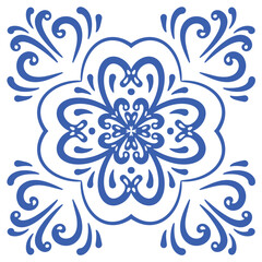Ornamental blue and white patterns for any decor.