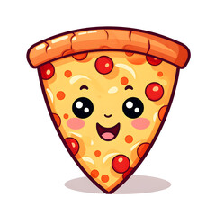 Pizza clipart iolated on white