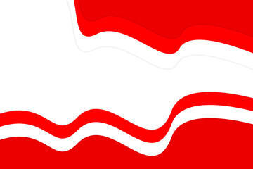 red and white flags