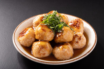 鶏つくねのあんかけ