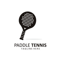 Padel Tennis Vector Illustration Icon