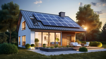 solar powered house