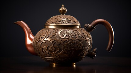 antique tea pot generated by AI
