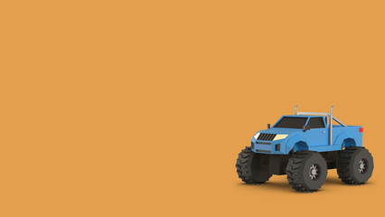 몬스터 트럭 자동차 배경 Monster Truck Car Background © asri80