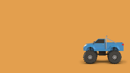 몬스터 트럭 자동차 배경 Monster Truck Car Background © asri80
