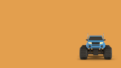 몬스터 트럭 자동차 배경 Monster Truck Car Background © asri80
