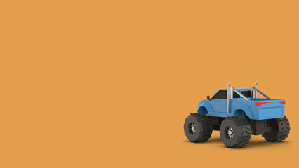 몬스터 트럭 자동차 배경 Monster Truck Car Background © asri80