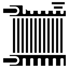 Car Service_radiator filled outline icon,linear,outline,graphic,illustration