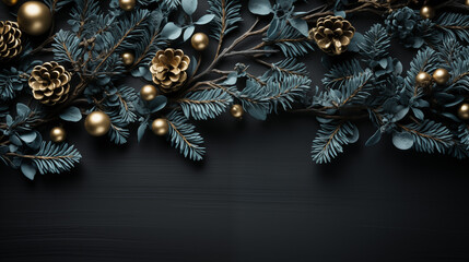 Fototapeta premium christmas tree decoration