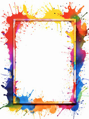Holi Festival of Color background with copy space