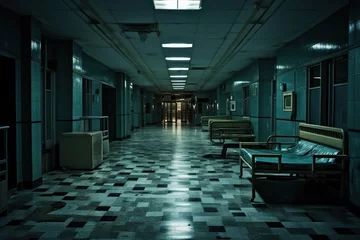  Empty haunted abandoned hospital interior. war & disaster concept © Badass Prodigy
