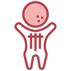 Golf Elements_Marker filled outline icon,linear,outline,graphic,illustration