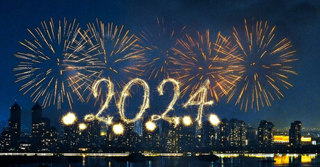 2024 new year fireworks show