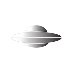 icon  vector alien airplane design