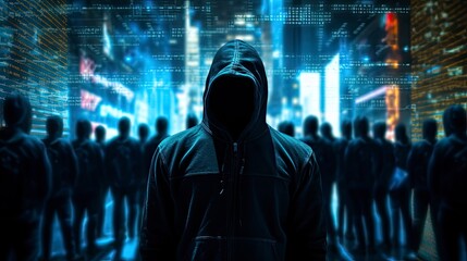 Unveiling the Anonymous Hacker. Digital Intrigue, Invisible Threats.