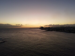 Fototapeta premium sunset in santo domingo 