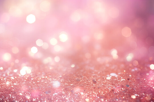 Abstract background with pink glitter