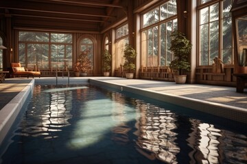 Indoor Swimming Pool with Sunlight