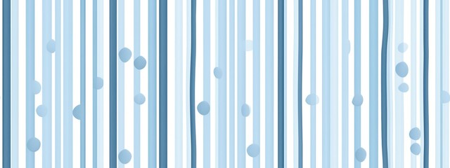 Seamless playful light pastel blue pin stripe fabric pattern. Cute abstract geometric wonky vertical lines background texture. Boy's birthday, baby shower or nursery wallpaper design - obrazy, fototapety, plakaty