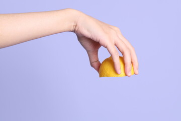 Hand with Fruit