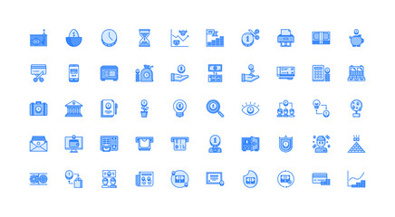 money icon set