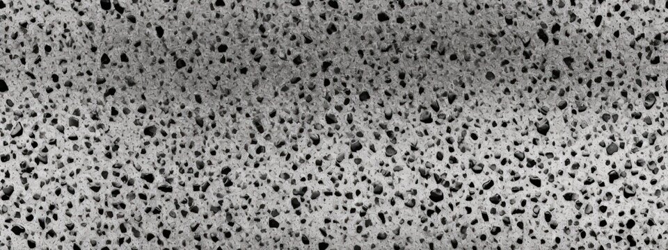Seamless subtle gritty film grain texture photo overlay. Vintage dark black and white speckled noise, grit and grunge background. Abstract fine splattered spray paint particles on paper backdrop