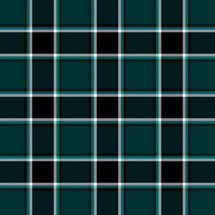 Marine seamless pattern in blue and turquoise check