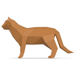 갈색 캐릭터 고양이 Brown Character Cat