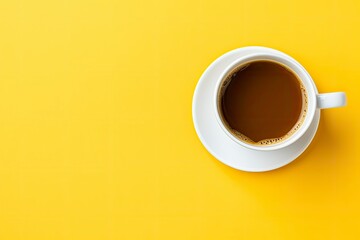Obraz na płótnie Canvas Good morning hot coffee.