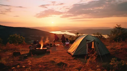 Foto op Plexiglas Scenic Views from a Beautiful Campsite © Jugoslav