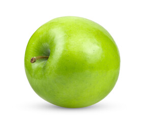 green apple isolated on transparent png