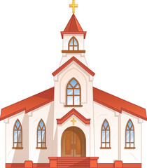 Vector Cartoon Church