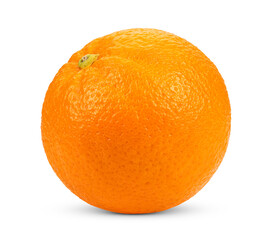 Half orange fruit isolated on transparent png